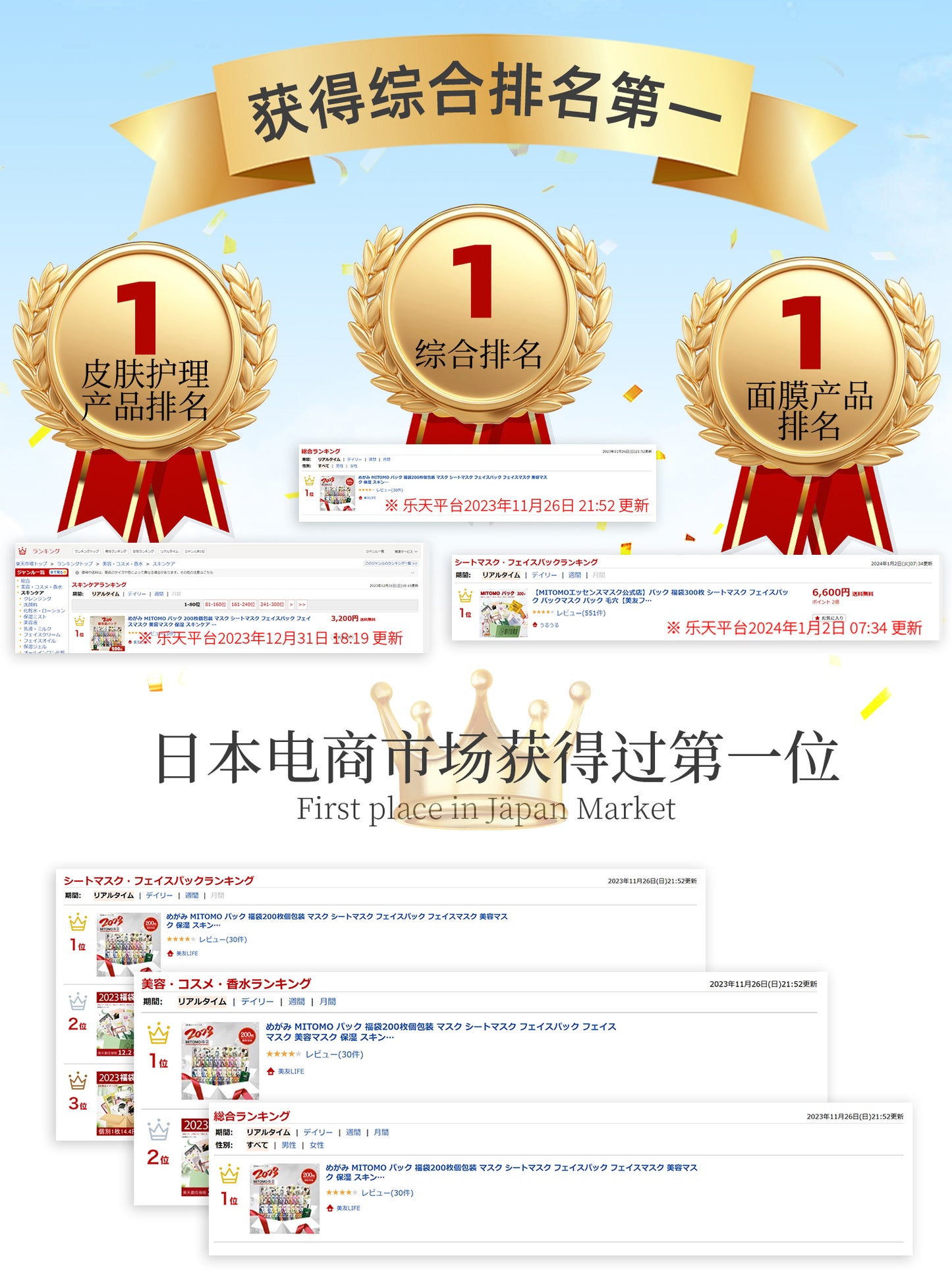 MITOMO 视黄醇酯精华面膜 - 深层保湿修护，焕发光彩，适合所有肌肤类型。26ml /片 【MTSS00512-A-5C】
